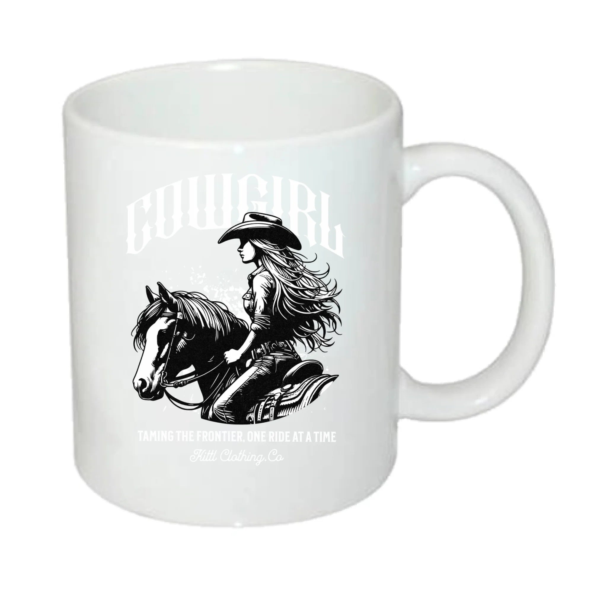 COWGIRL (výběr z 5 motivů) hrníček potisk jen dopředu hrníček Bílý 330 ml